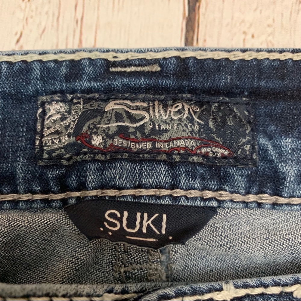 Silver Women’s Jeans Suki Mid Boot Fluid Denim - Picture 6 of 7
